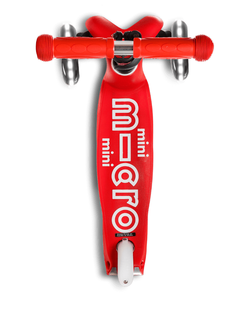 M-CRO ΠΑΤΙΝΙ MINI DELUXE LED RED (ΦΩΤΙΖΟΜΕΝΕΣ ΡΟΔΕΣ) MMD052 1+ - Πατίνια στο bikemall1