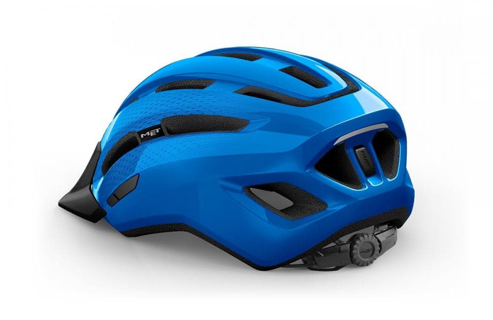 MET ΚΡΑΝΟΣ DOWNTOWN BLUE GLOSSY - Κράνη Ποδηλάτου στο bikemall1