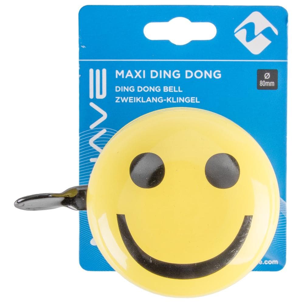 M-WAVE ΚΟΥΔΟΥΝΙ MAXI DING DONG SMILEY 420311 - Κόρνες/Κουδούνια Τιμονιού στο bikemall1
