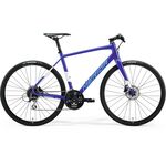 MERIDA ΠΟΔΗΛΑΤΟ FITNESS ΑΛΟΥΜΙΝΙΟΥ SPEEDER 100 DARK BLUE (WHITE/BLUE) - Ποδήλατα Fitness & Urban στο bikemall1