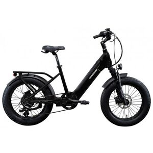 LOMBARDO ΗΛΕΚΤΡΙΚΟ ΠΟΔΗΛΑΤΟ AURELIA COMPACT 20" BLACK OSSIDIANA/WHITE MONROE-YELLOW LUME MATT 2024 - Ηλεκτρικό Ποδήλατο στο bikemall1