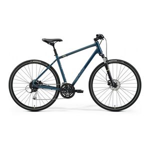 MERIDA ΠΟΔΗΛΑΤΟ TREKKING CROSSWAY 100 TEAL-BLUE (SILVER-BLUE/LIME) - Ποδήλατα Πόλης / Trekking  στο bikemall1